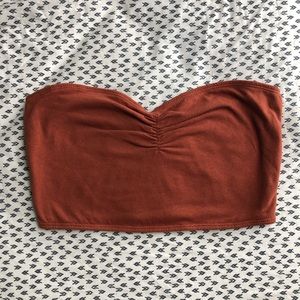 Pacsun Nollie Bandeau Sz M NWOT ruched front